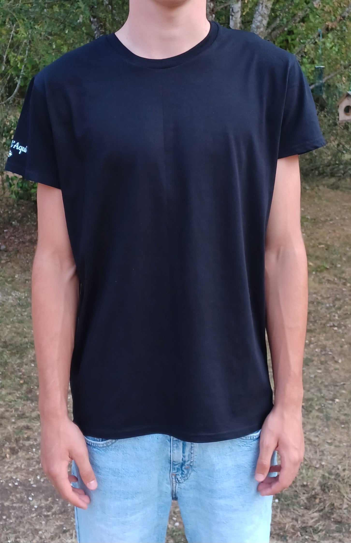 T-shirt "Lo chamin" homme noir