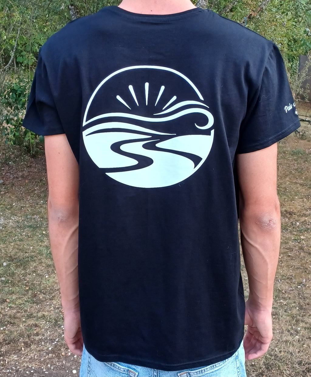 T-shirt "Lo chamin" homme noir