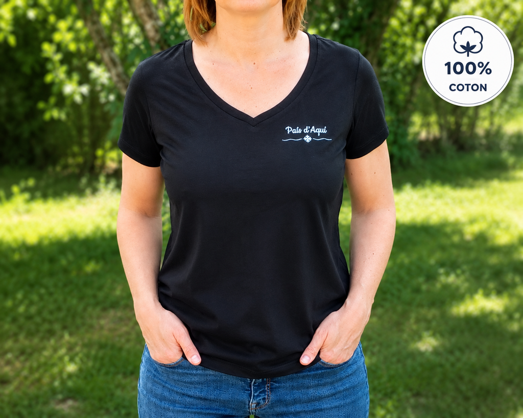 T-shirt "l'essenciau" noir