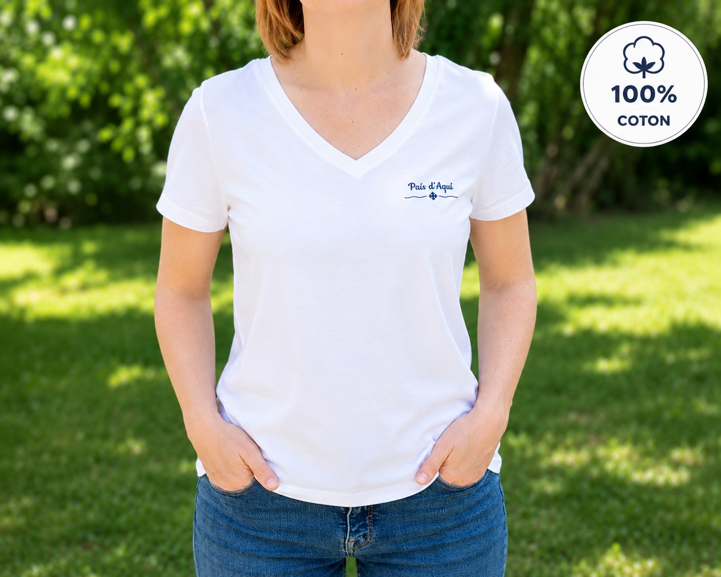 T-shirt "l'essenciau" blanc