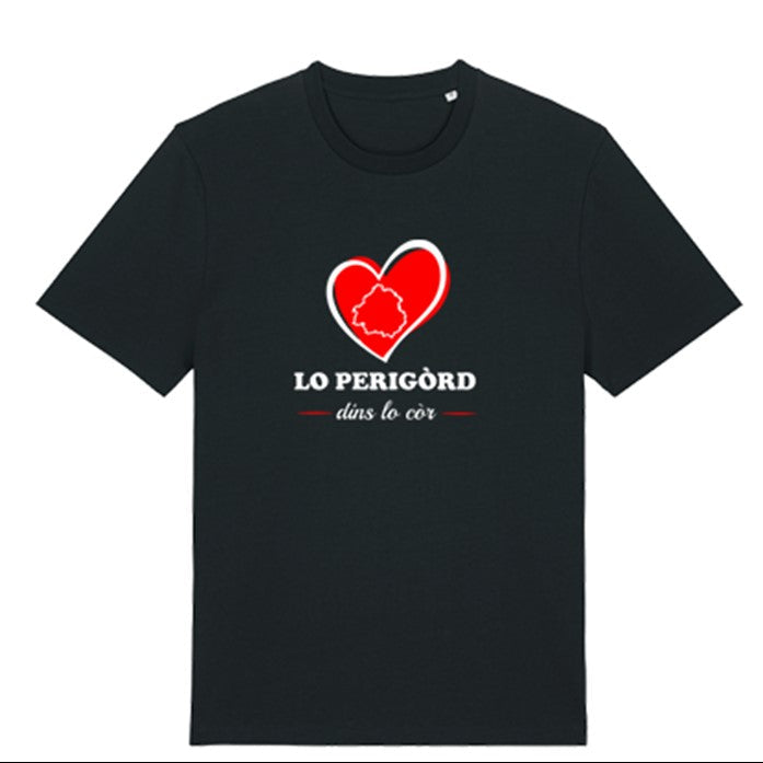 T-shirt “Lo Perigòrd dins lo còr” – Le Périgord dans le cœur