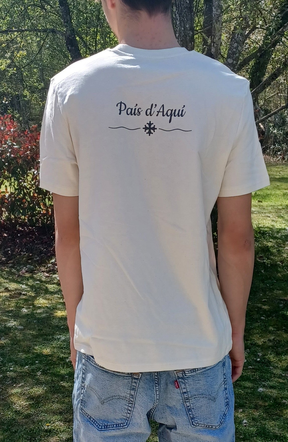 T-shirt “Périgord” – noir ou écru unisexe