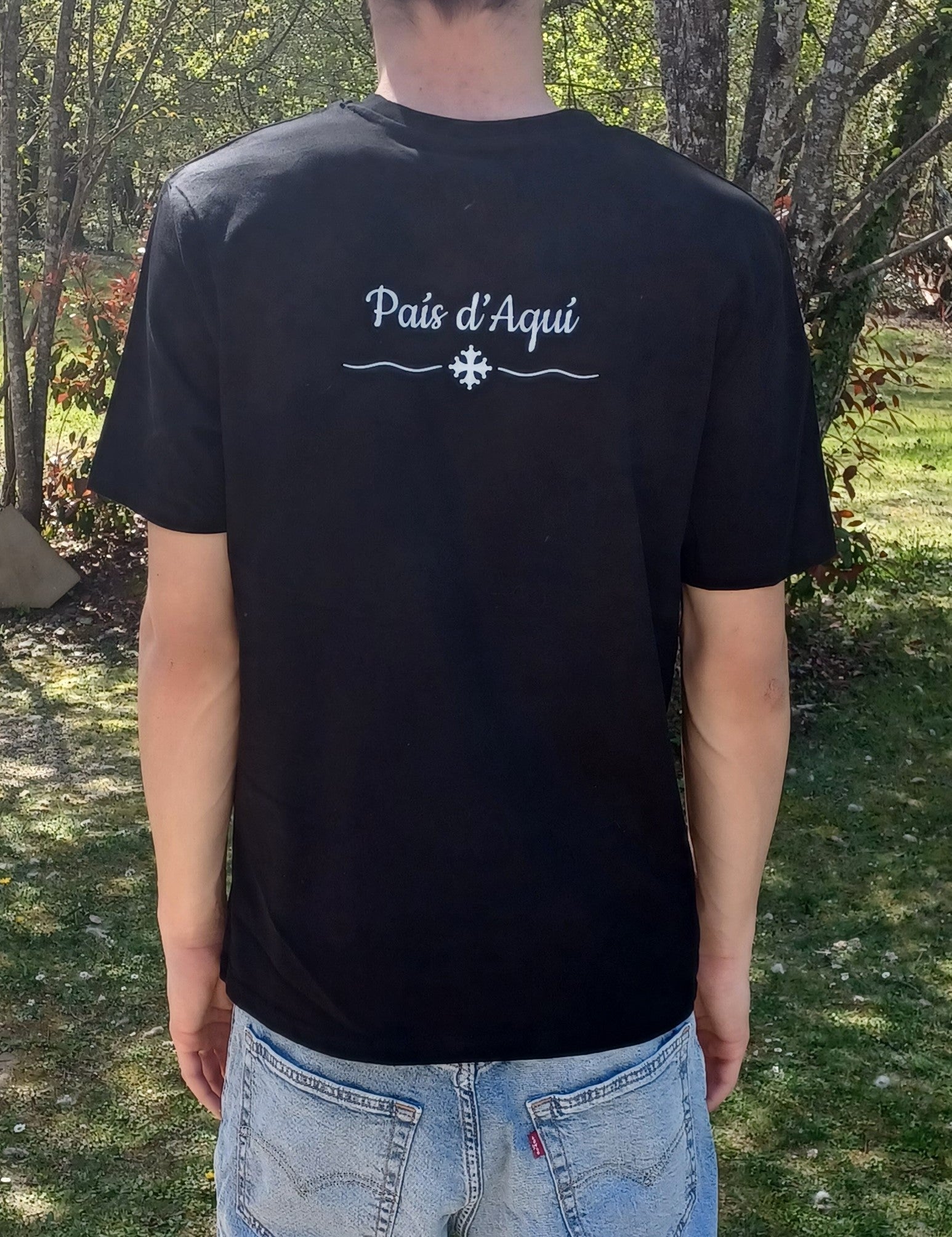 T-shirt “Périgord” – noir ou écru unisexe