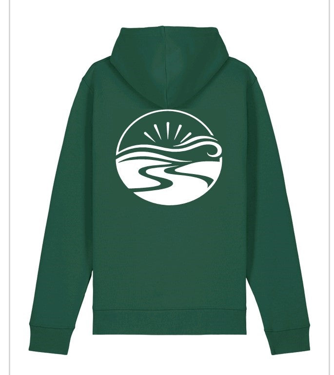 Sweat à capuche “País d’Aquí” – vert unisexe